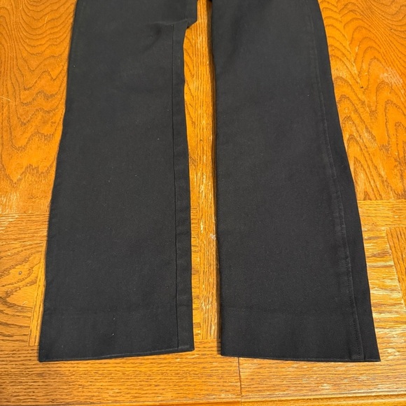 AYR Cropped Skinny Jeans in Black Sz 24 Mid Rise Stretch No Front Pockets Sleek - Picture 11 of 16